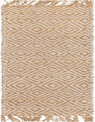 Detail image of 1' 2 x 6' 1  Hand Woven Braided Jute Table Runner Rug