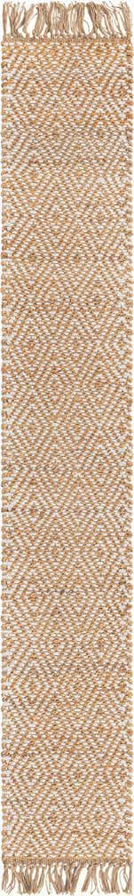 1' 2 x 8' Hand Woven Braided Jute Table Runner Rug
