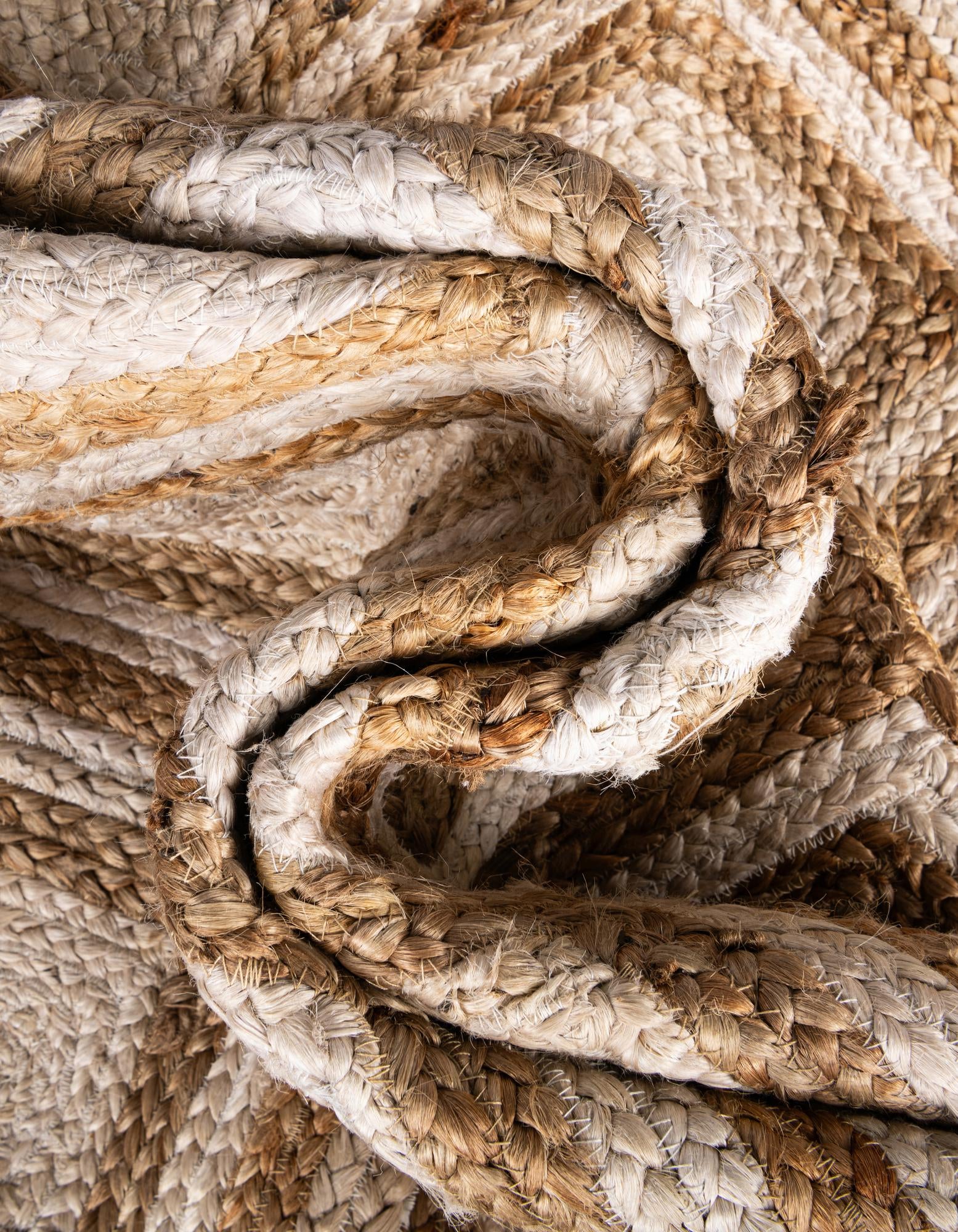 1' 2 x 6' 1 Handmade Braided Jute Table Runner Rug