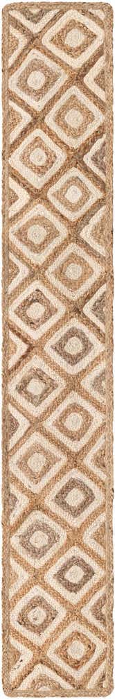 35cm x 245cm Handgefertigt Braided Jute Tischläufer Teppich