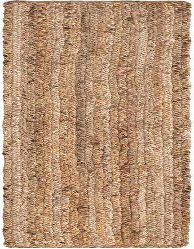 Detail image of 1' 2 x 6' 1  Hand Braided Jute Table Runner Rug