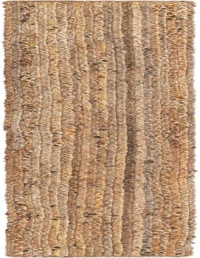 Detail image of 1' 2 x 8'  Hand Braided Jute Table Runner Rug
