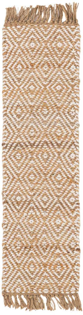 1' 2 x 4' 1 Hand Woven Braided Jute Table Runner Rug