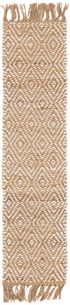 1' 2 x 5' 1 Hand Woven Braided Jute Table Runner Rug