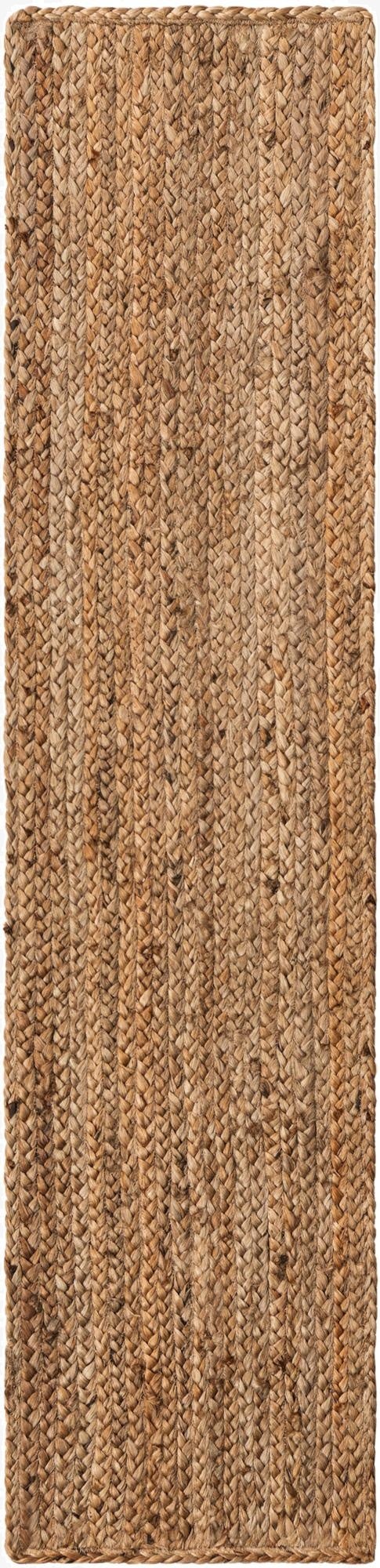 1' 2 x 5' 1  Hand Braided Jute Table Runner Rug