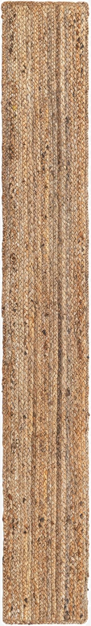 1' 2 x 8'  Hand Braided Jute Table Runner Rug