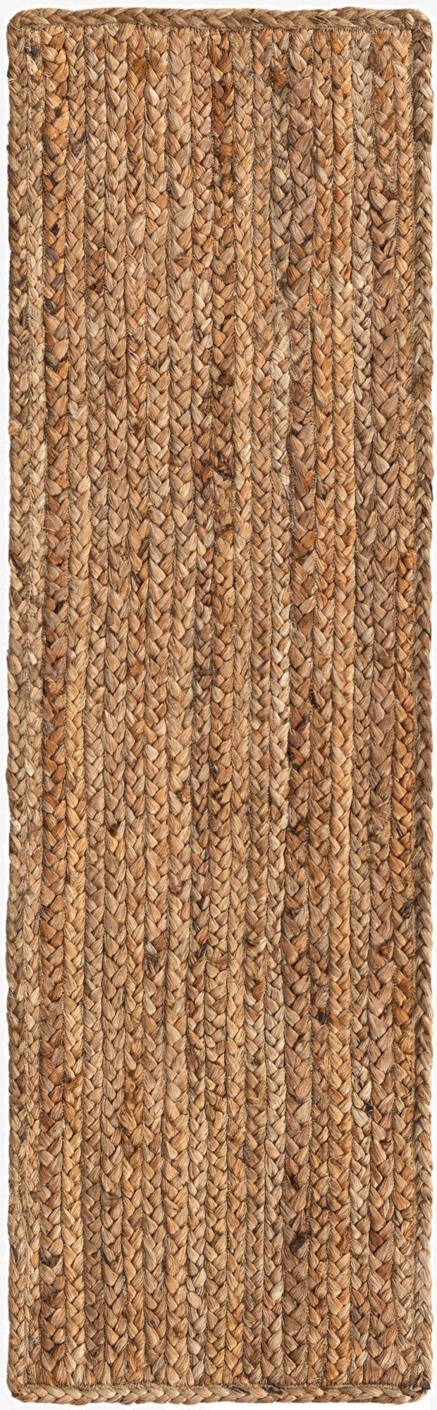 Primary image 1' 2 x 4' 1  Hand Braided Jute Table Runner Rug