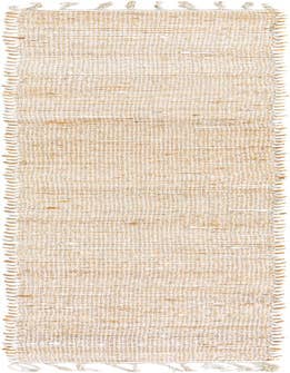 Detail image of 1' 2 x 10' Hand Woven Chindi Jute Table Runner Rug