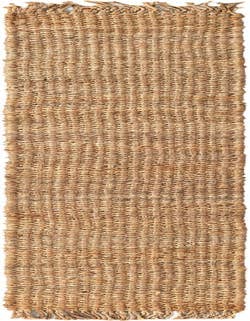 Detail image of 1' 2 x 10' Hand Woven Chunky Jute Table Runner Rug