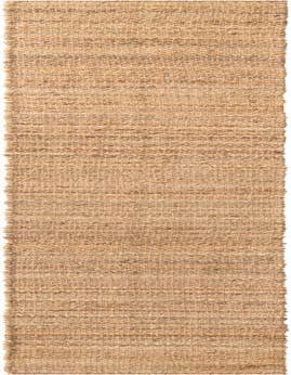 Detail image of 1' 2 x 10' Hand Woven Chunky Jute Table Runner Rug