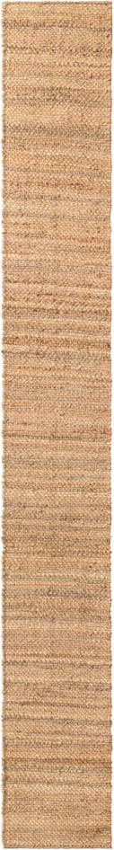 Detail image of 1' 2 x 10' Hand Woven Chunky Jute Table Runner Rug