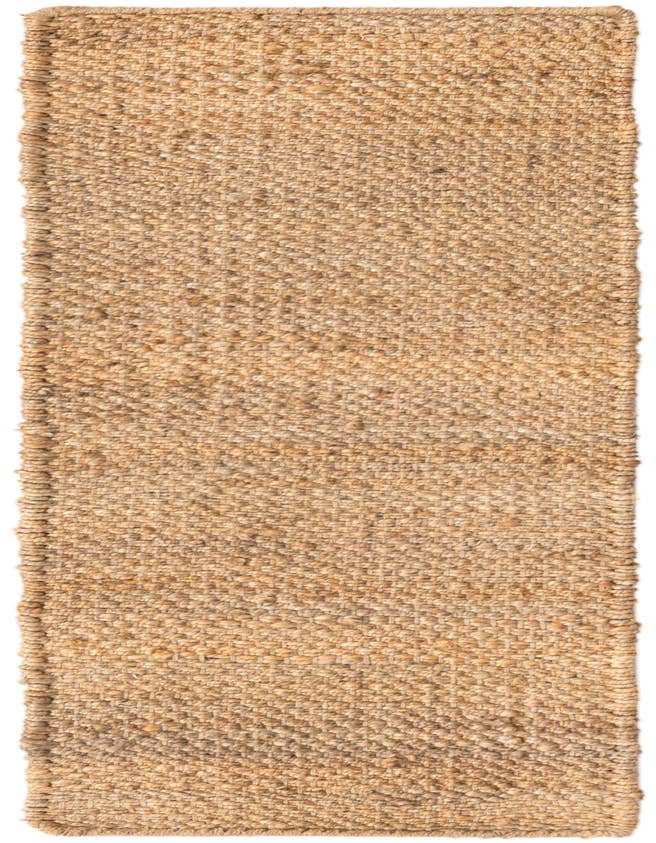 Detail image of 1' 2 x 4' 1 Hand Woven Chunky Jute Table Runner Rug