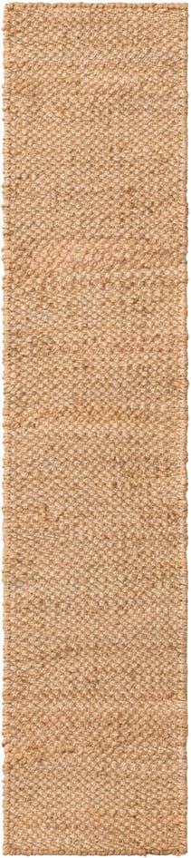 Detail image of 1' 2 x 5' 1 Hand Woven Chunky Jute Table Runner Rug