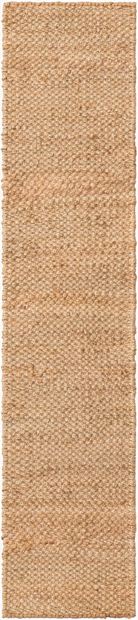 Primary image 1' 2 x 5' 1  Hand Woven Chunky Jute Table Runner Rug
