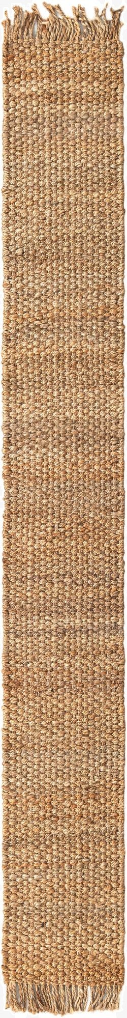 1' 2 x 10'  Hand Woven Chunky Jute Table Runner Rug