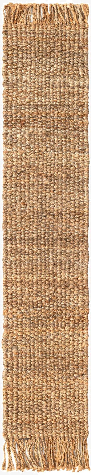 35cm x 185cm  Hand Woven Chunky Jute Camino de mesa Alfombra
