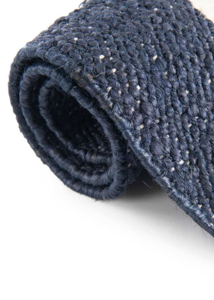 Custom Nautical Navy Hand Woven Jill Zarin Hamptons Rug