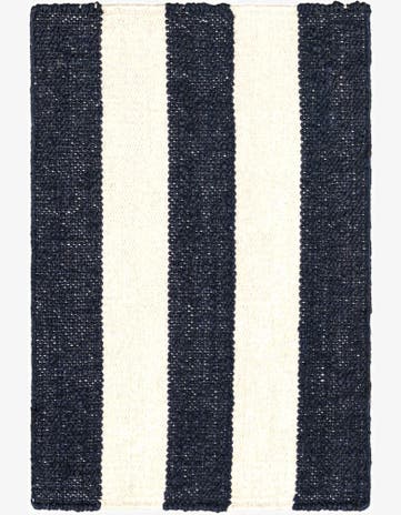 Nautical Navy Hand Woven Jill Zarin Hamptons Rug