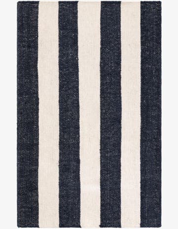 Nautical Navy Hand Woven Jill Zarin Hamptons Rug