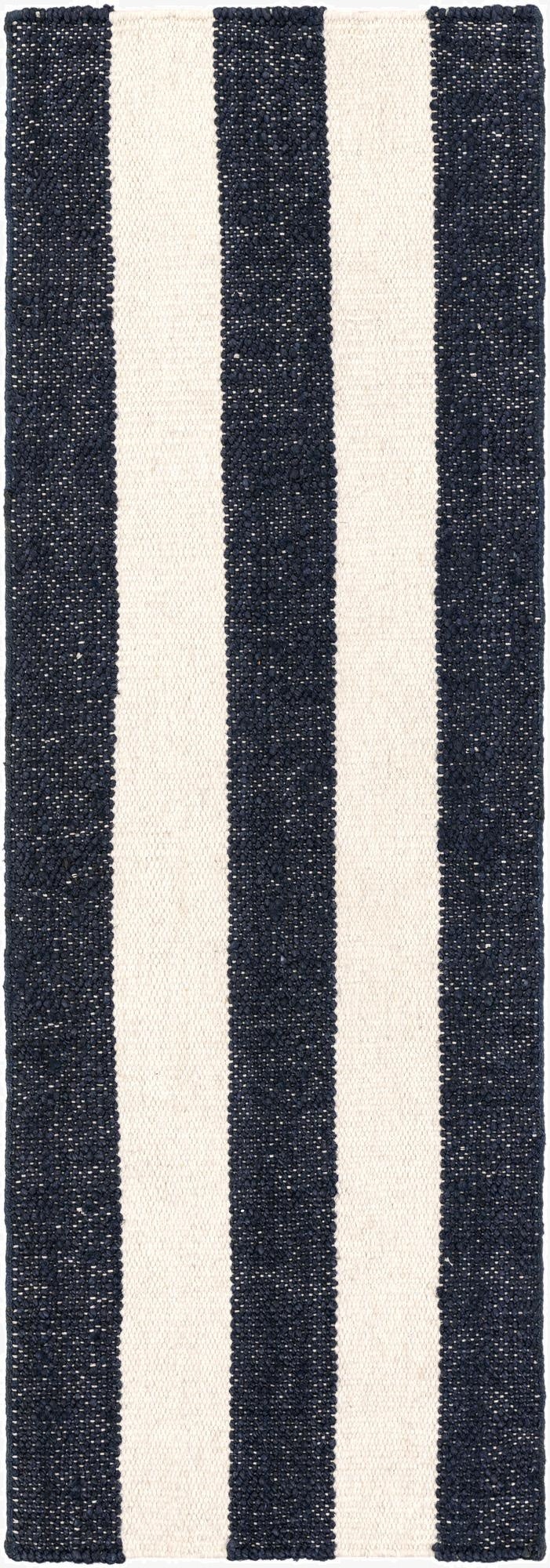 2' x 6' 1  Hand Woven Jill Zarin Hamptons Runner Rug