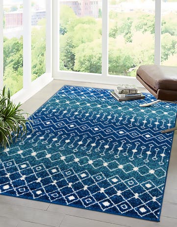 7' 10 x 10' Moroccan Trellis Rug