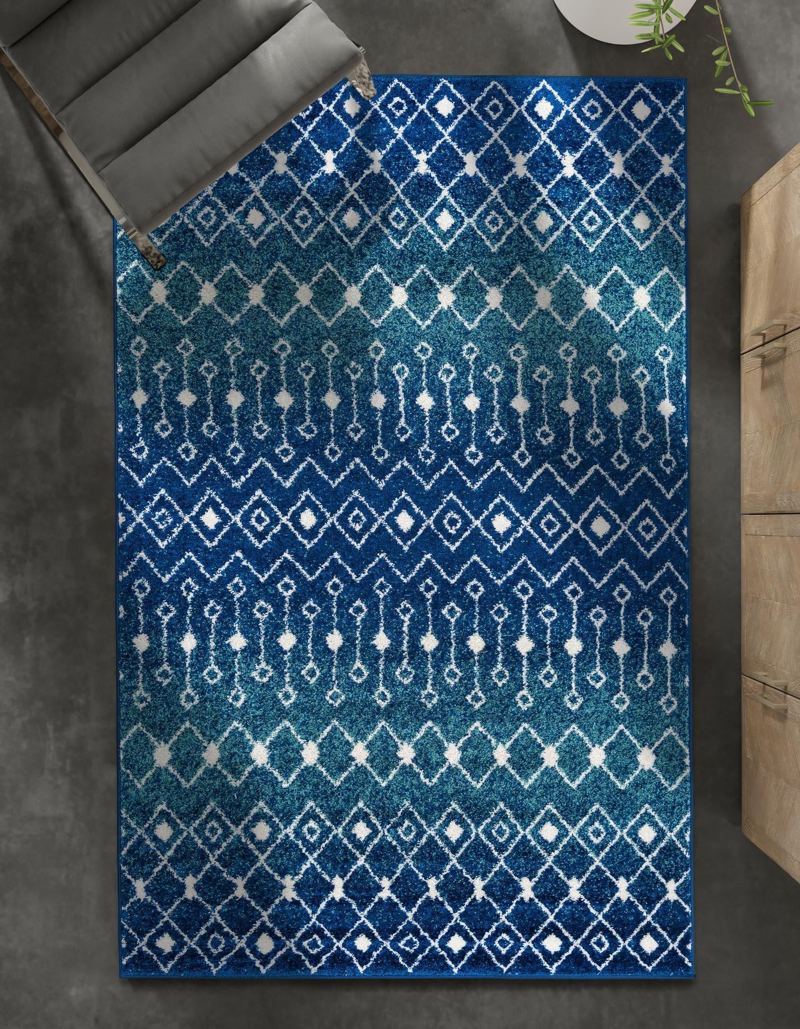 2' x 3' Moroccan Trellis Rug