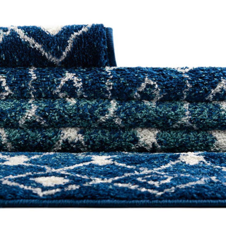 Detail image of 9' x 12' Moroccan Trellis Rug