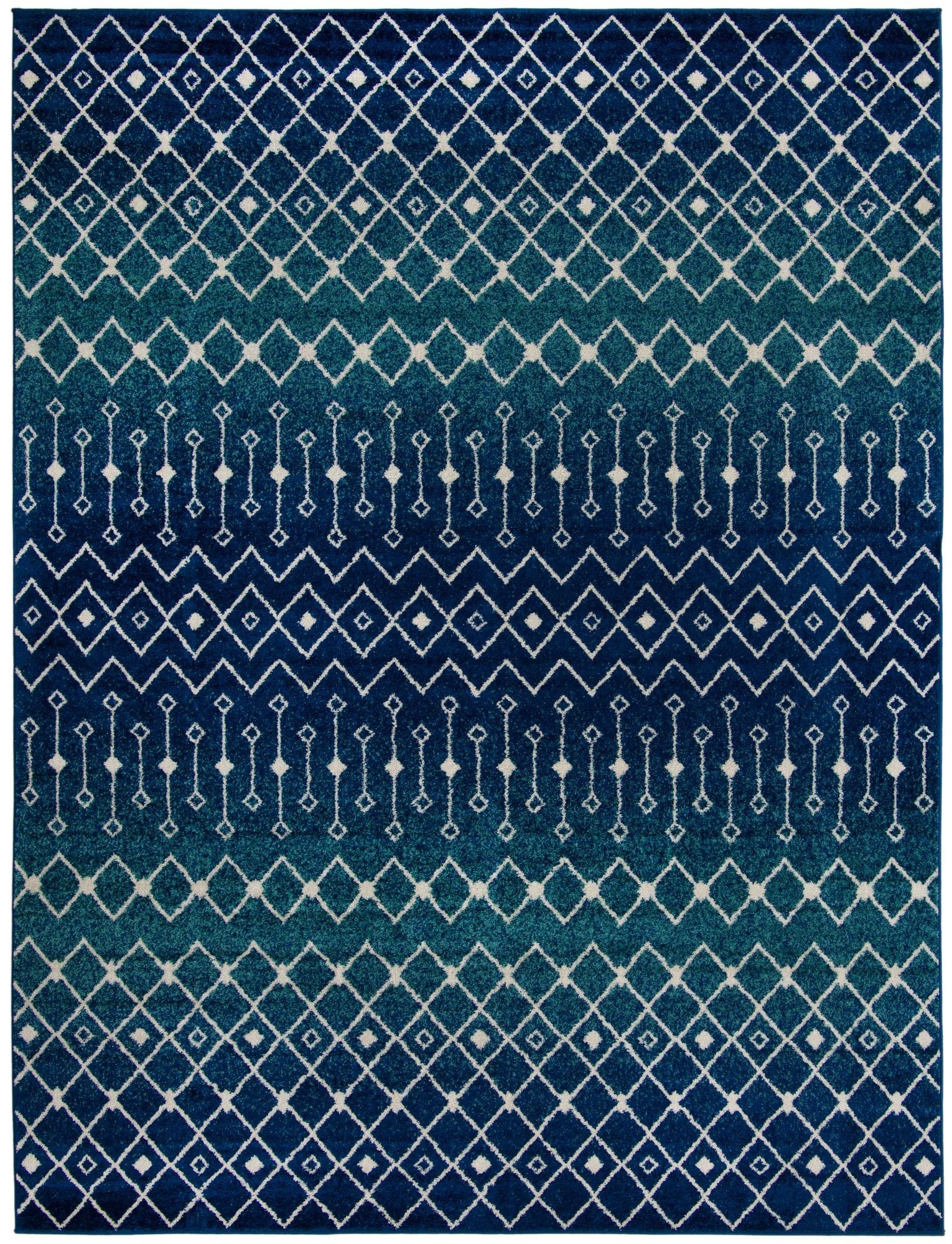Primary image 10' x 13' Moroccan Trellis Rug