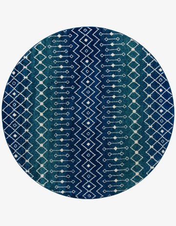 10' x 10' Moroccan Trellis Round Rug