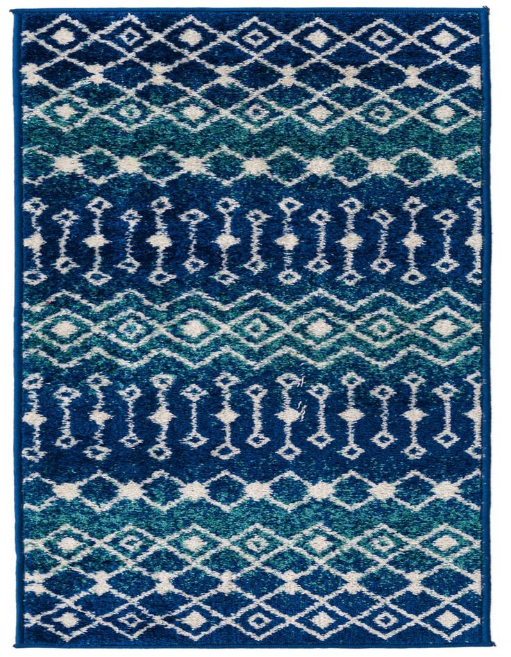 Detail image of 2' x 5' 3 Moroccan Trellis Runner Rug
