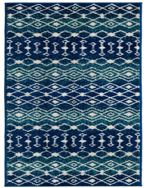 Detail image of 2' x 7' Moroccan Trellis Runner Rug