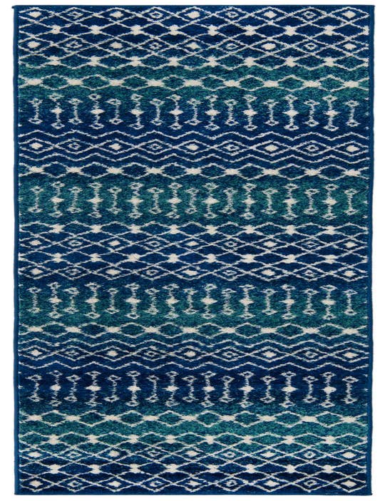 Detail image of 2' 7 x 10' Moroccan Trellis Runner Rug