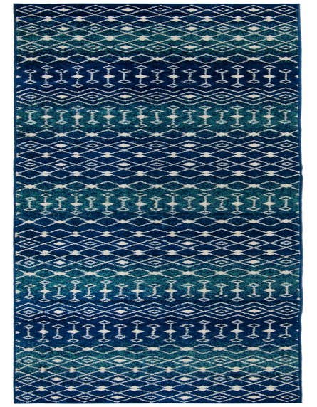 Detail image of 3' 3 x 16' 5 Moroccan Trellis Runner Rug