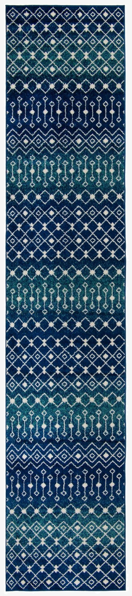 Primary image 3' 3 x 16' 5 Moroccan Trellis Runner Rug