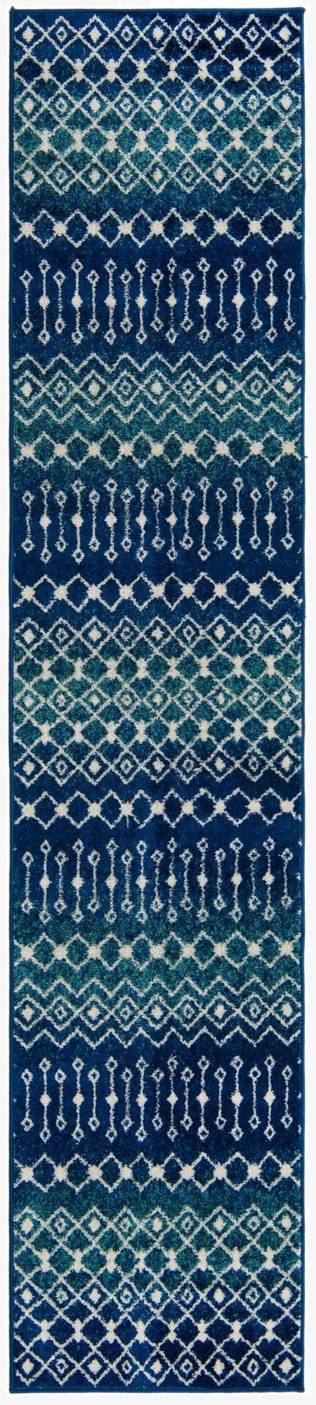 Primary image 2' 7 x 12' Moroccan Trellis Runner Rug