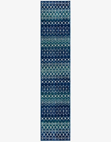 2' 7 x 12' Moroccan Trellis Runner Rug