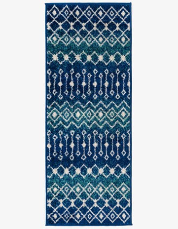 2' x 5' 3 Moroccan Trellis Runner Rug