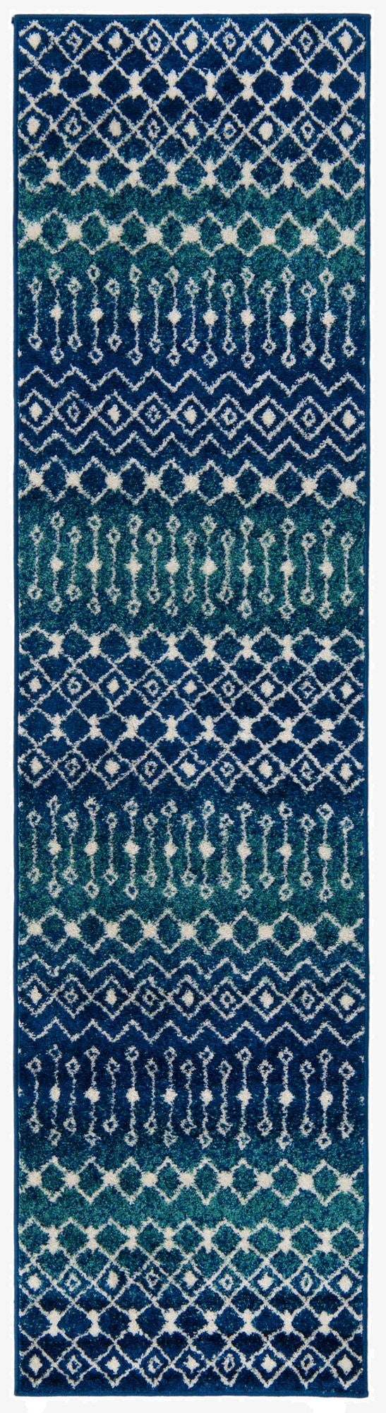 Primary image 2' 7 x 10' Moroccan Trellis Runner Rug