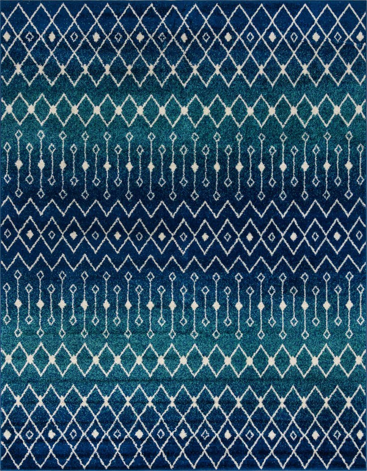 Detail image of 10' x 10' Moroccan Trellis Square Rug