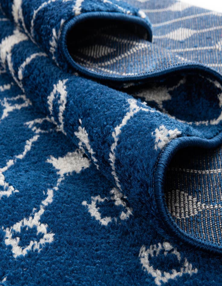 Detail image of 3' x 3' Moroccan Trellis Square Rug