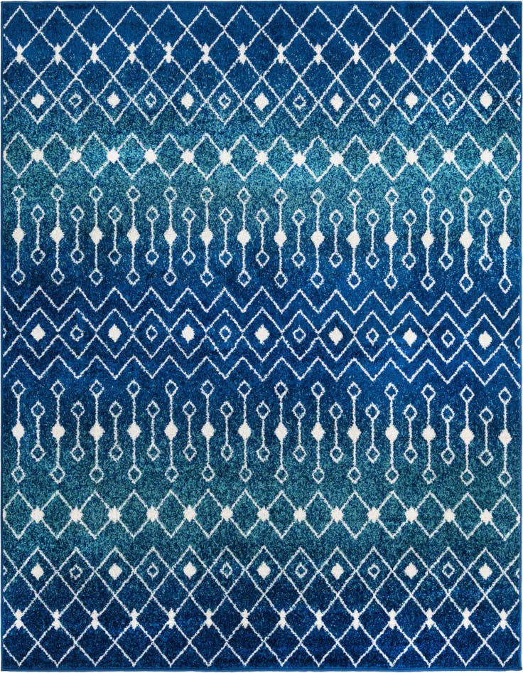 Detail image of 7' 10 x 7' 10 Moroccan Trellis Square Rug