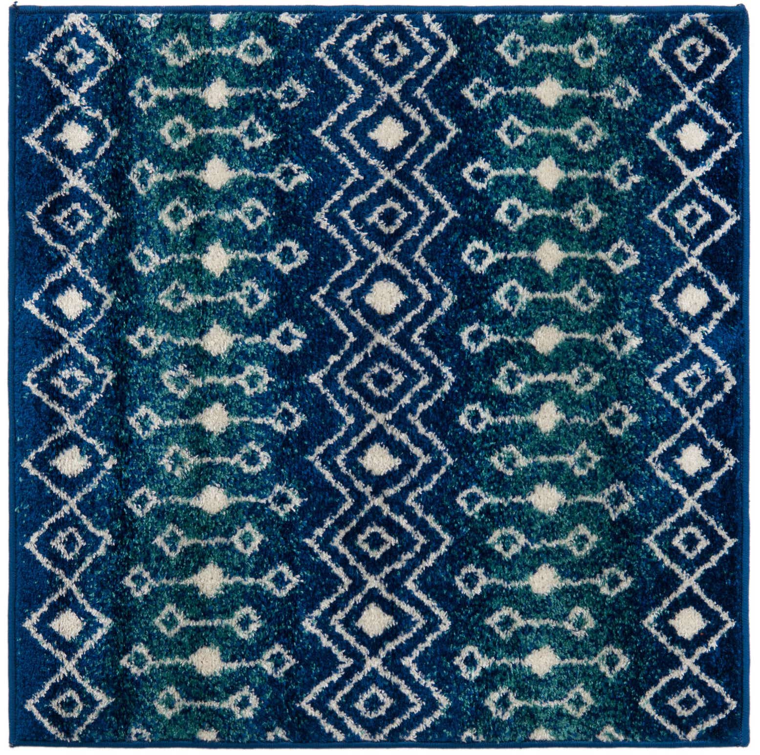 3' x 3' Moroccan Trellis Square Rug