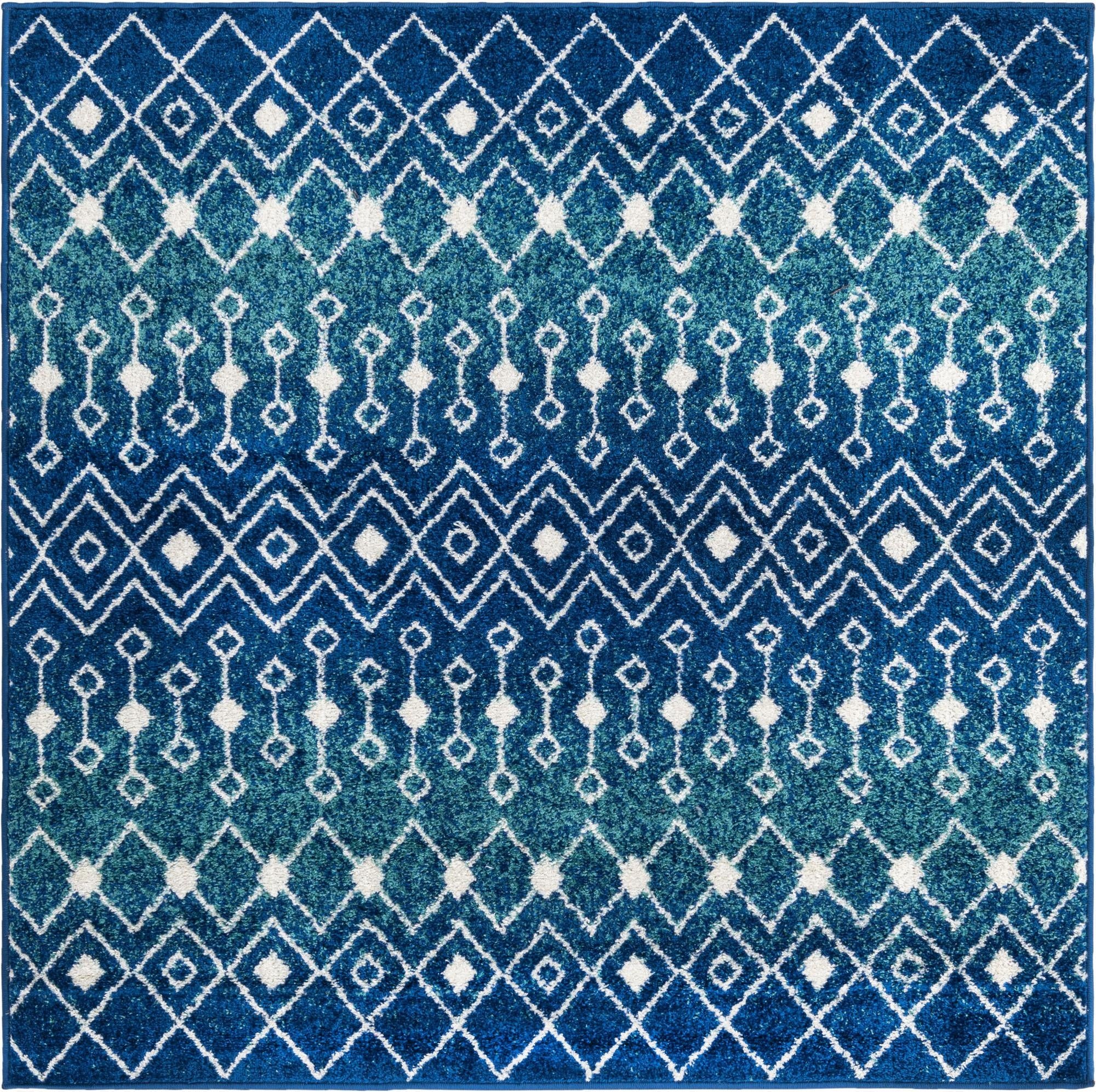 Primary image 5' 3 x 5' 3 Moroccan Trellis Square Rug