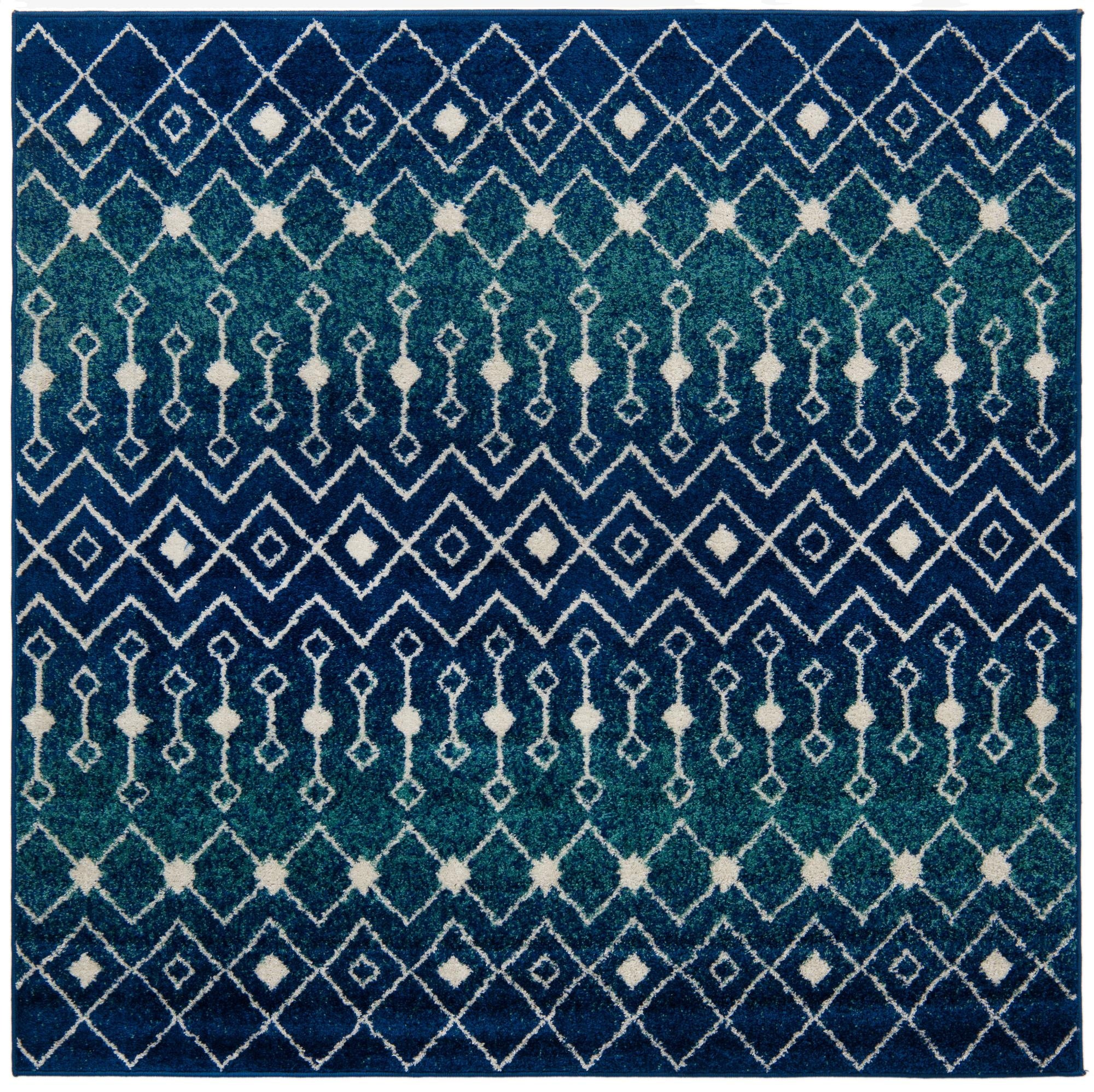 Primary image 6' x 6' Moroccan Trellis Square Rug