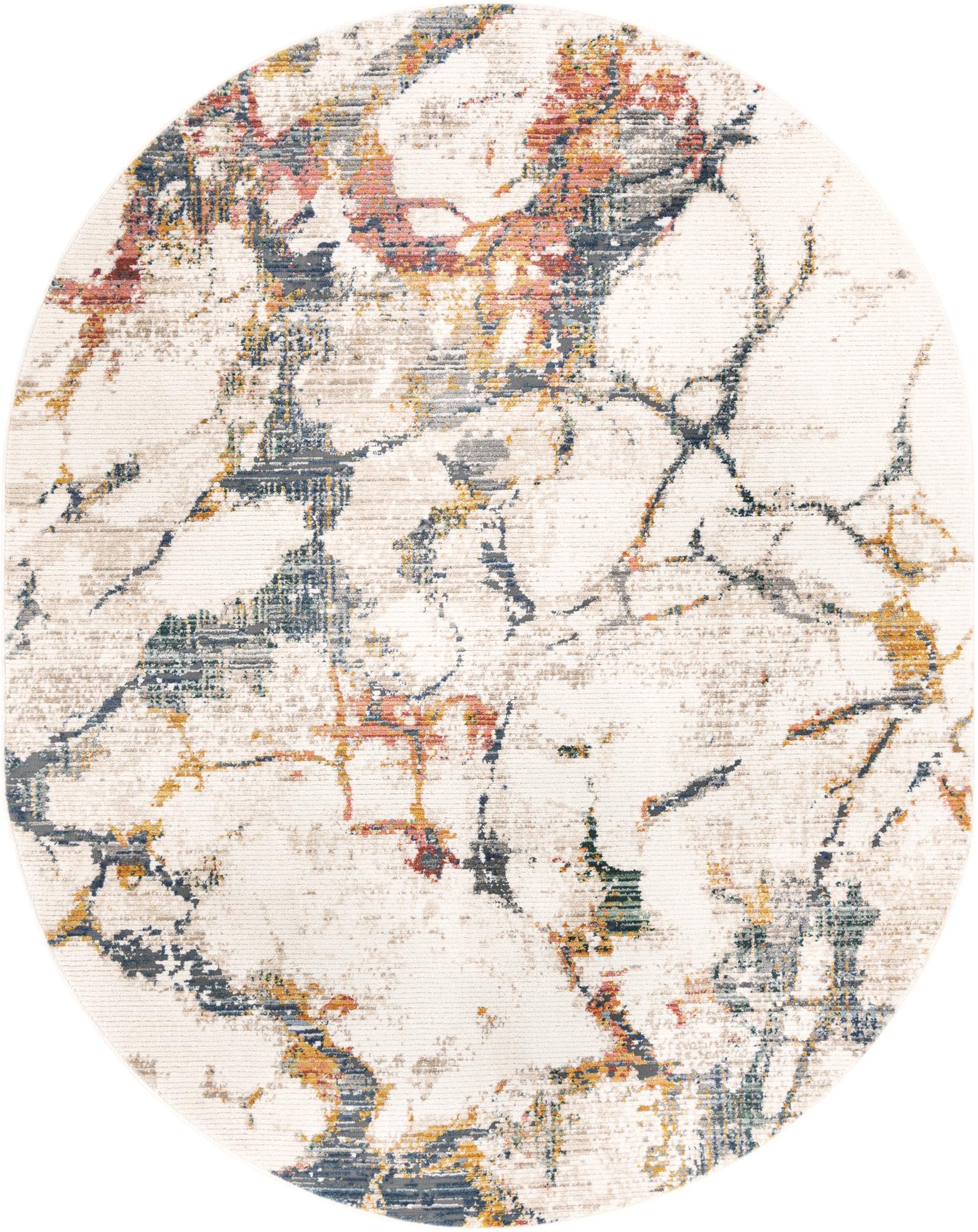 7' 10 x 10' 2 Gemstone Oval Rug