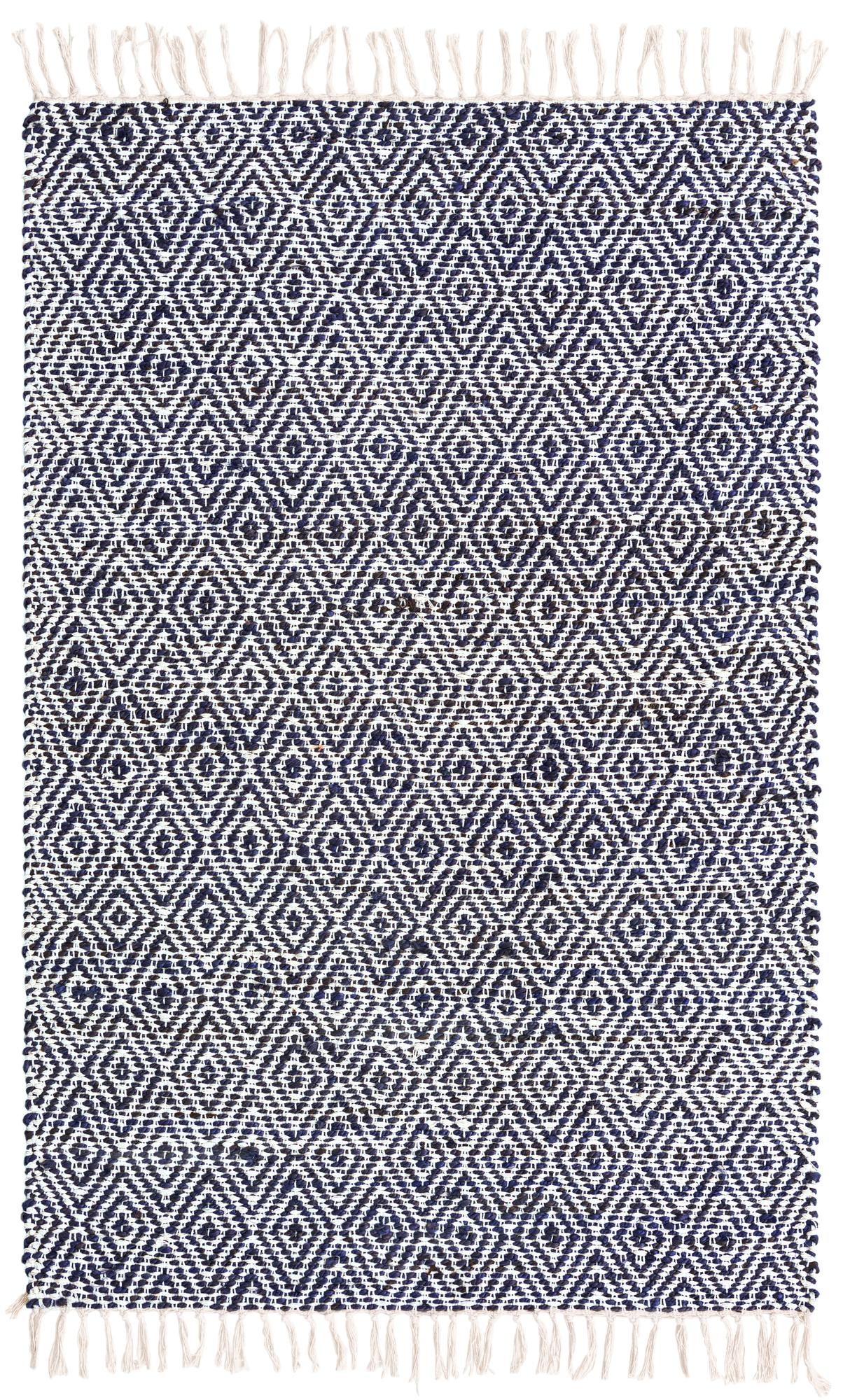 4' 1 x 6' 1 Hand Woven Braided Jute Rug