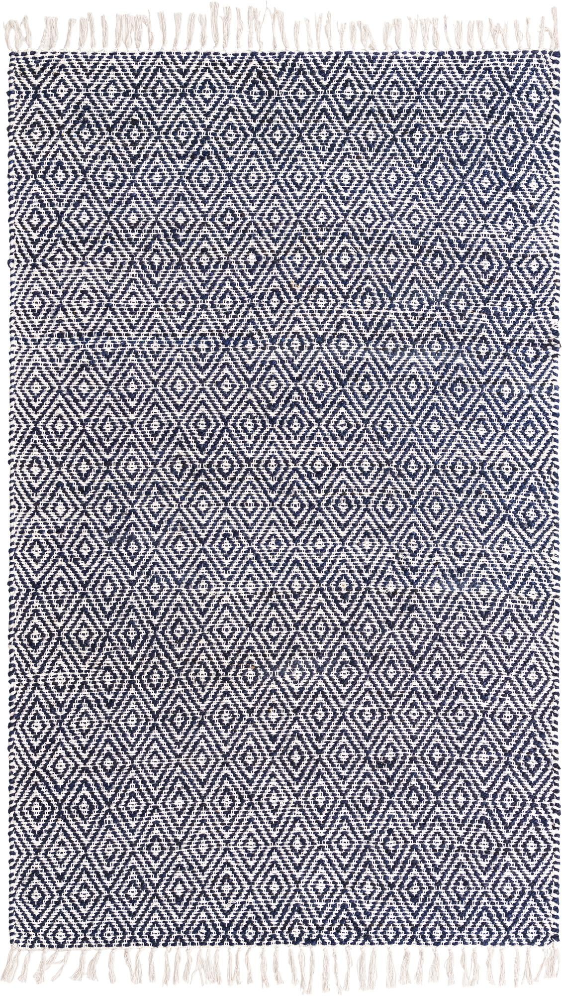 5' 1 x 8' Hand Woven Braided Jute Rug