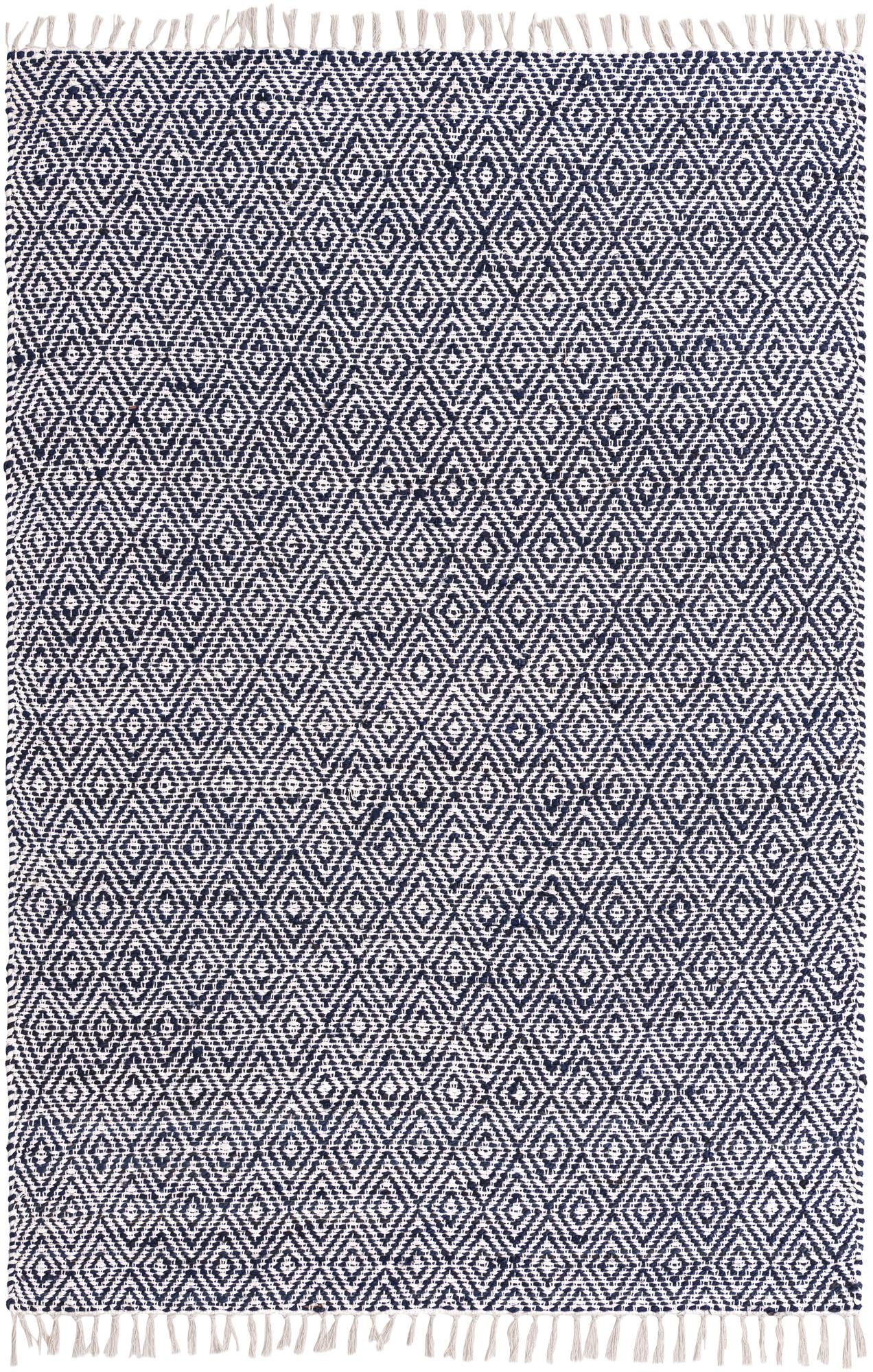 6' 1 x 9' Hand Woven Braided Jute Rug