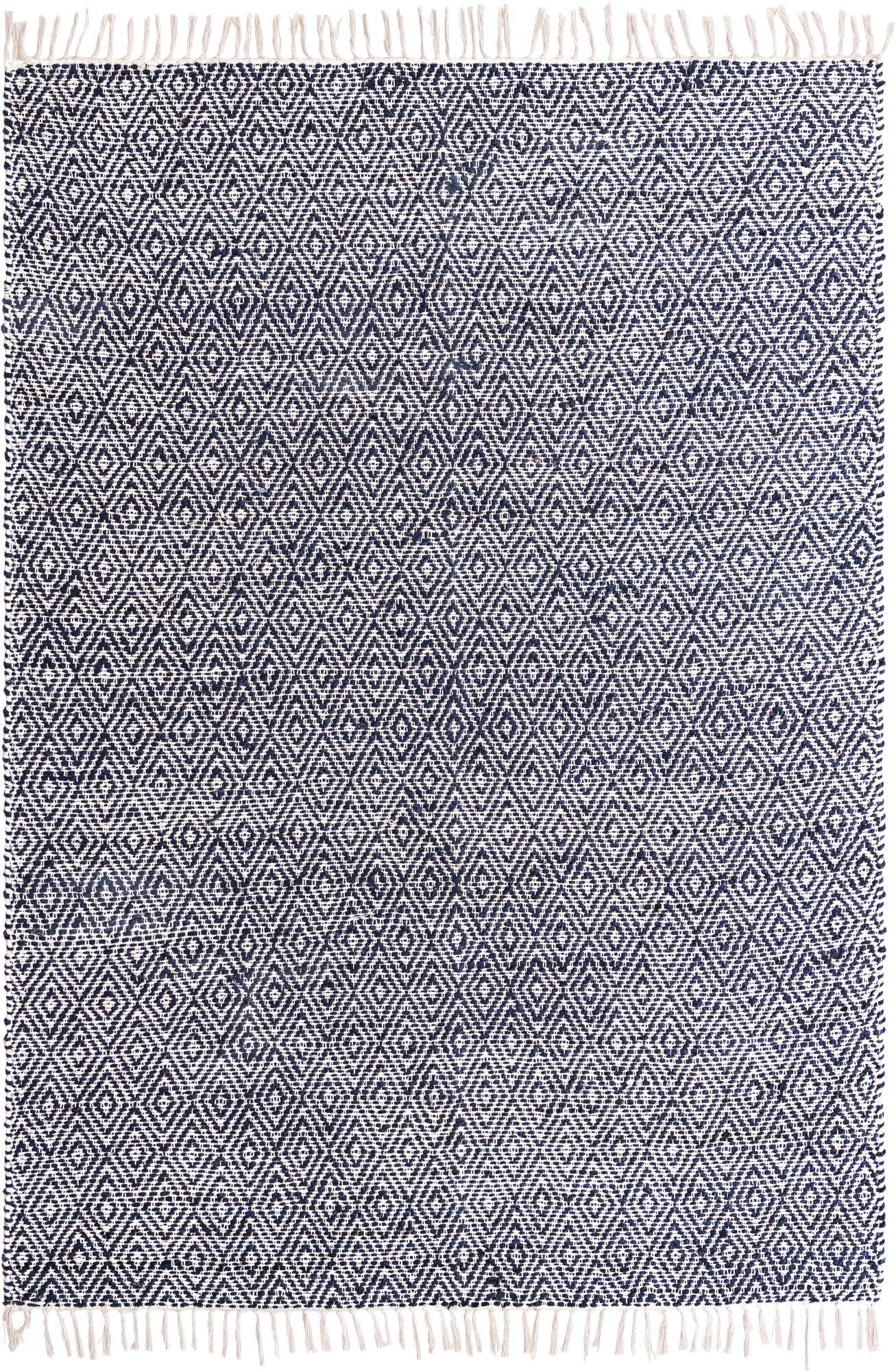 7' 1 x 10' Hand Woven Braided Jute Rug