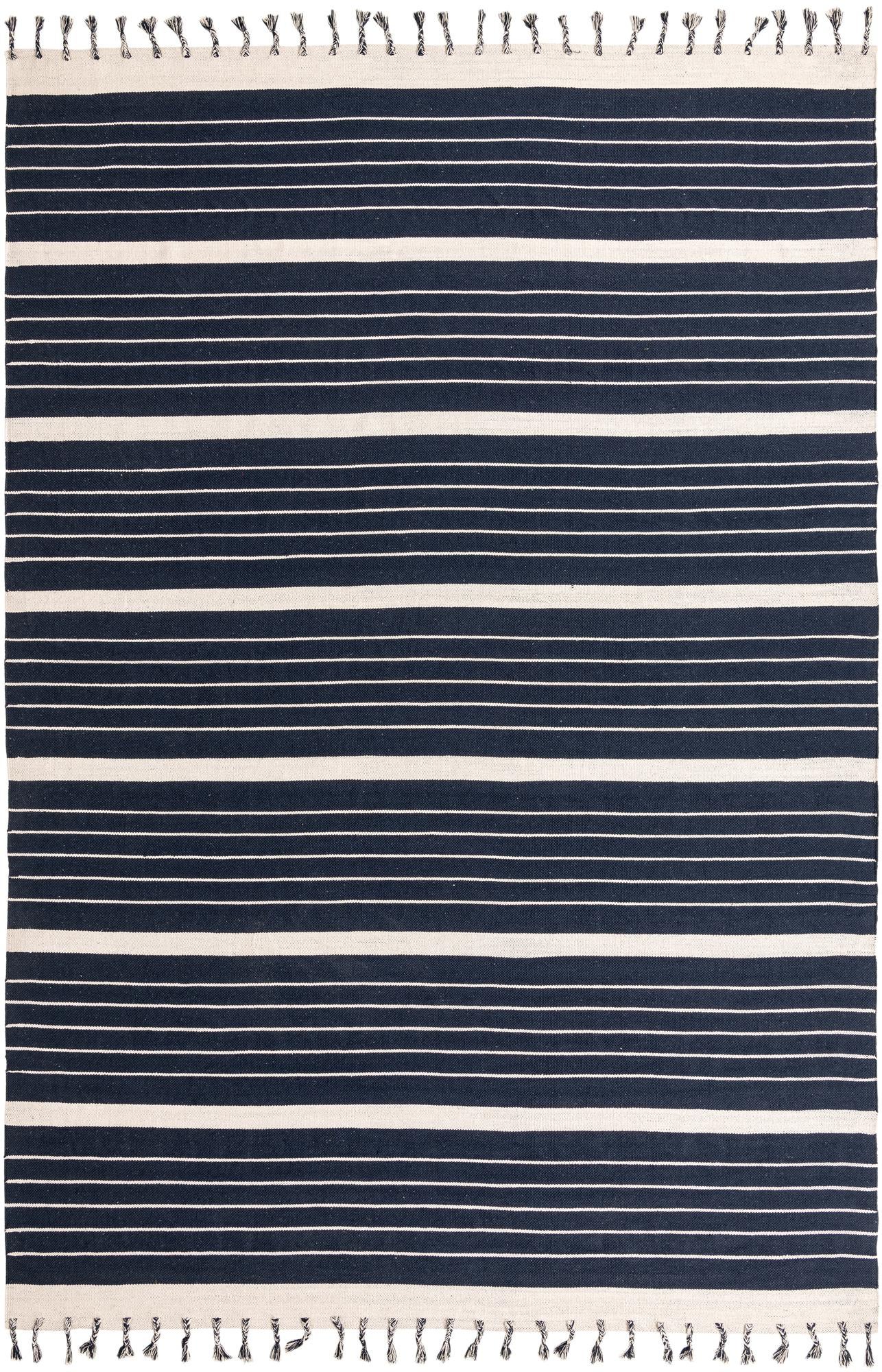 Rug Navy and White Swatch link